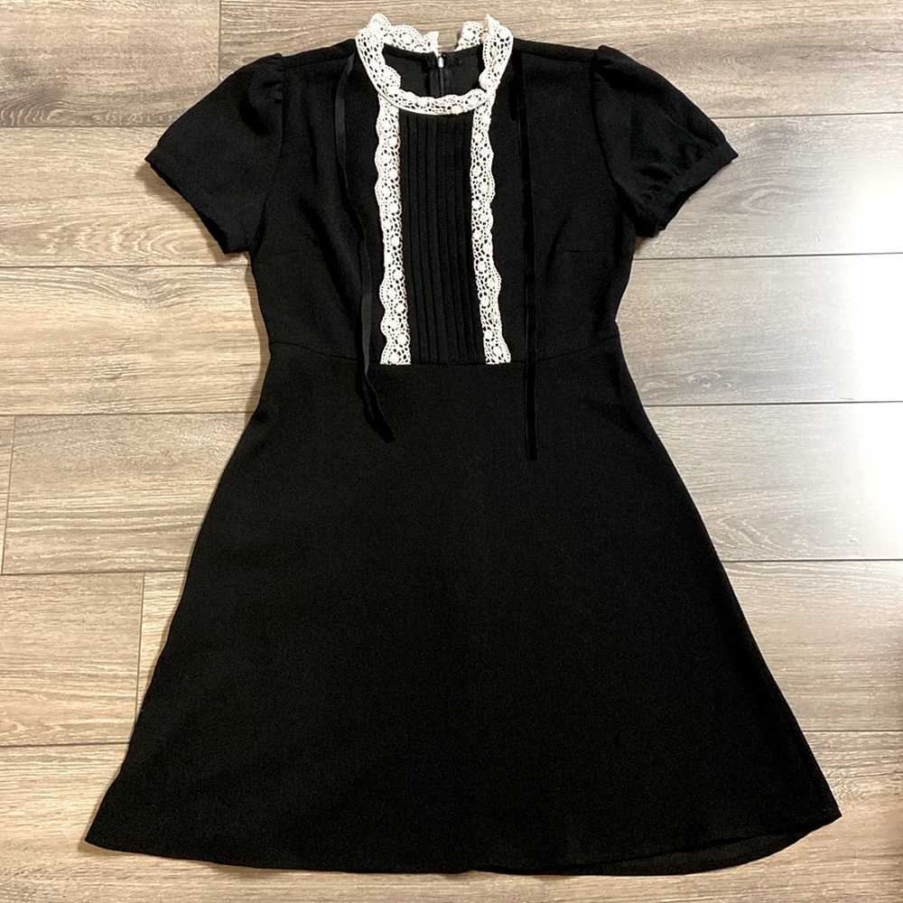 (Like New) Black Dress Wednesday Addams Japanese schoolgirl Halloween Office